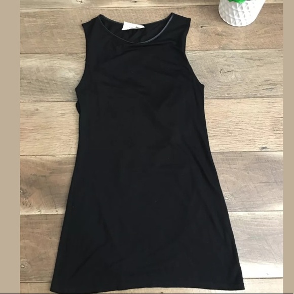 Alice + Olivia black open back mini dress - Picture 3 of 5